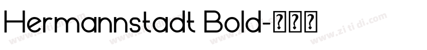 Hermannstadt Bold字体转换